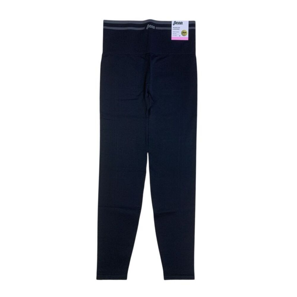 Black - Penn Womens Seamless Leggings, 24" Inseam, Moisture Wicking with High Wa